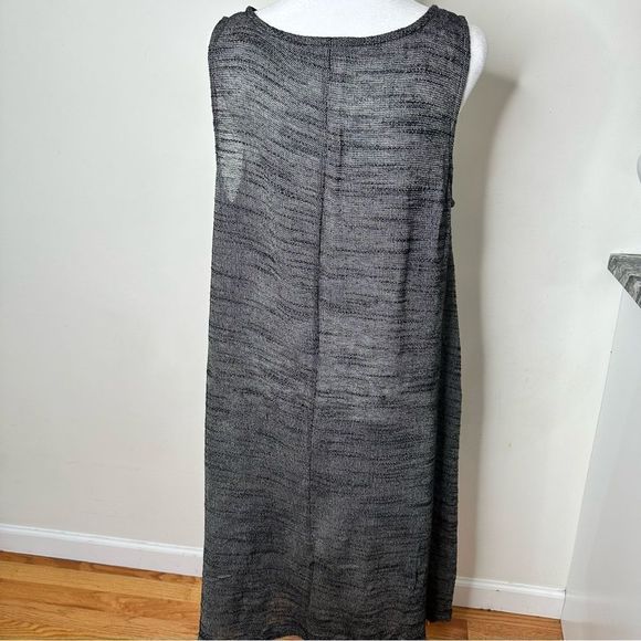 Eileen Fisher Cotton Knit Dress Size Large - Picture 2 of 3